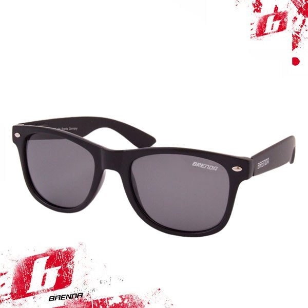 Солнцезащитные очки BRENDA P8001 Black-Mat Black-Smoke купить в интернет магазине, модель в наличии, описание, характеристики, фото на сайте